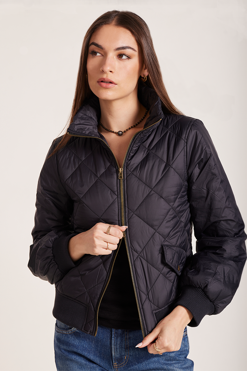 LENI MOCK NECK JACKET