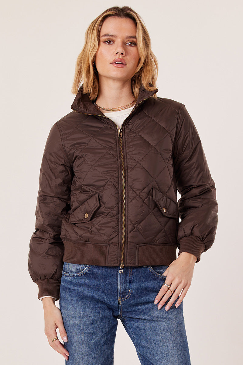 LENI MOCK NECK JACKET
