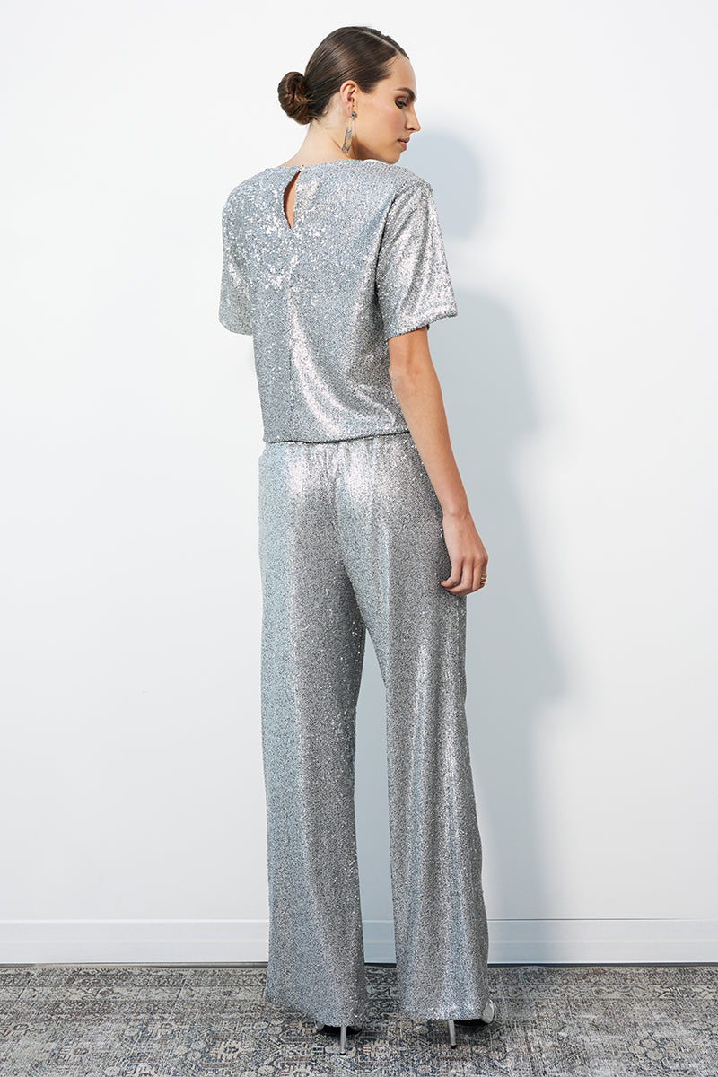 WIDE LEG CASUAL WAISTBAND PANT