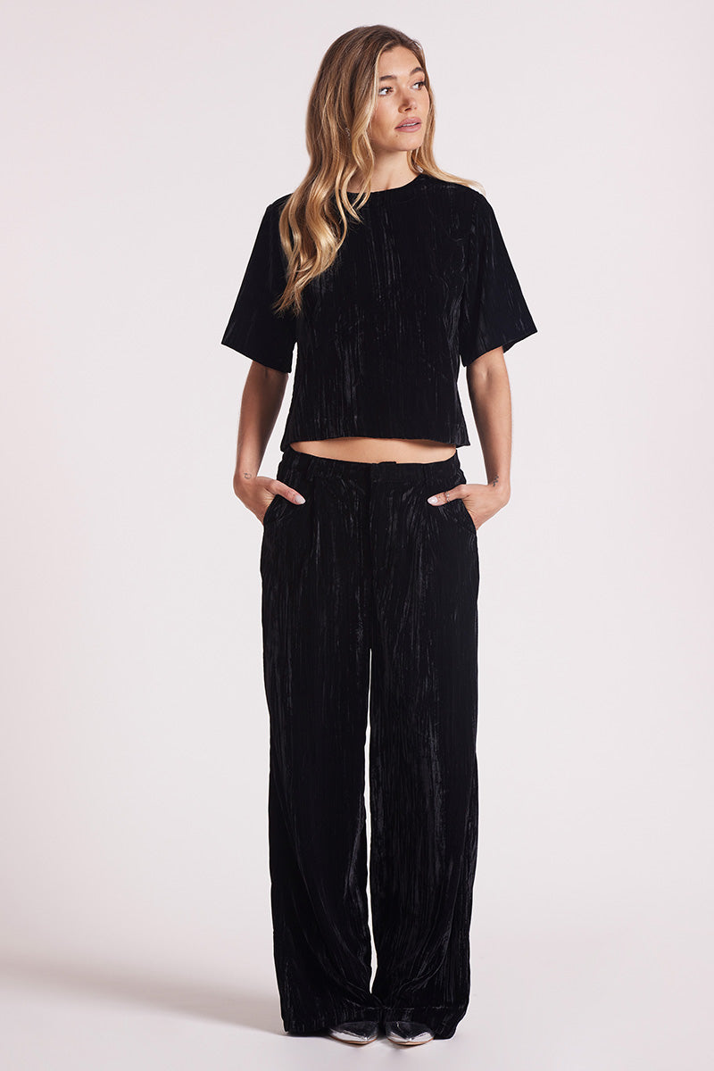 NIGHT OUT BOXY CROP