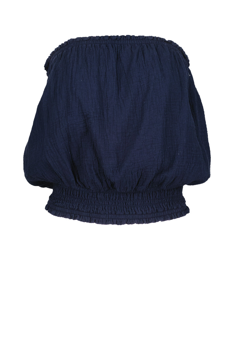 SMOCKED TUBE TOP
