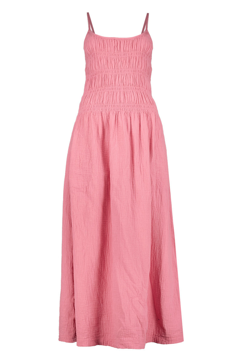 CHARLOTTE MIDI DRESS DK ROSE / M