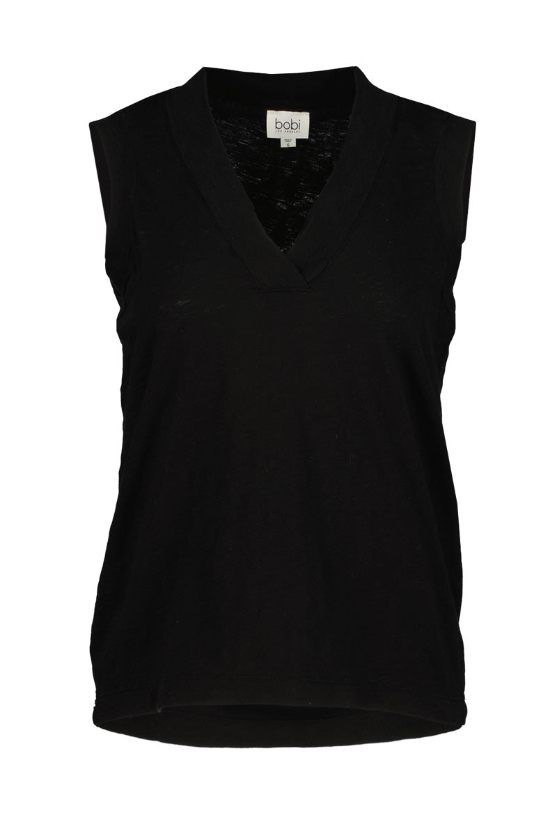 BANDED VNECK TANK