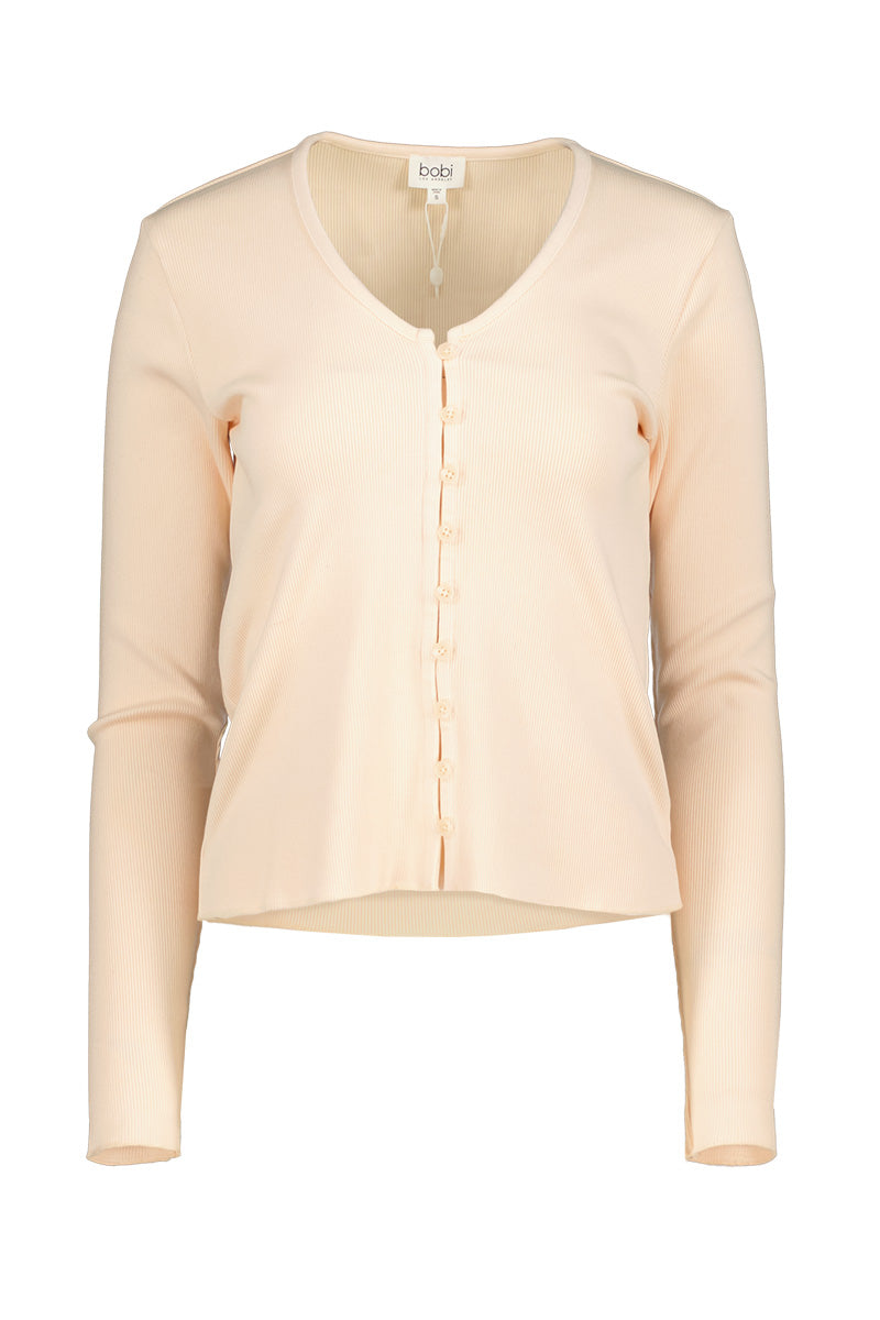 BUTTON UP VNECK CARDIGAN