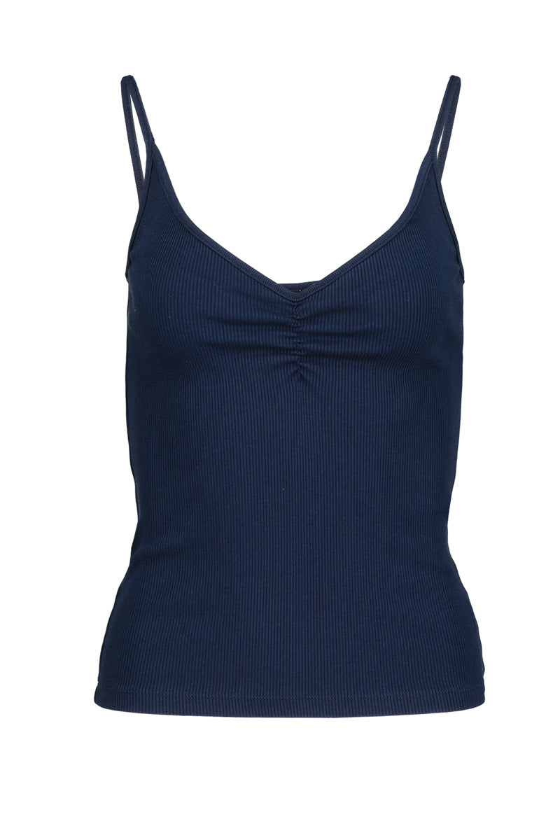 SHIRRED FRONT CAMI