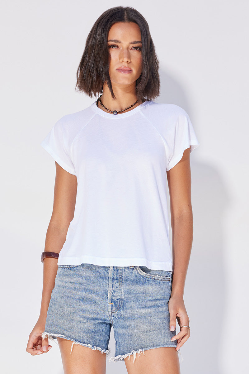 RAGLAN CAP SLEEVE TEE