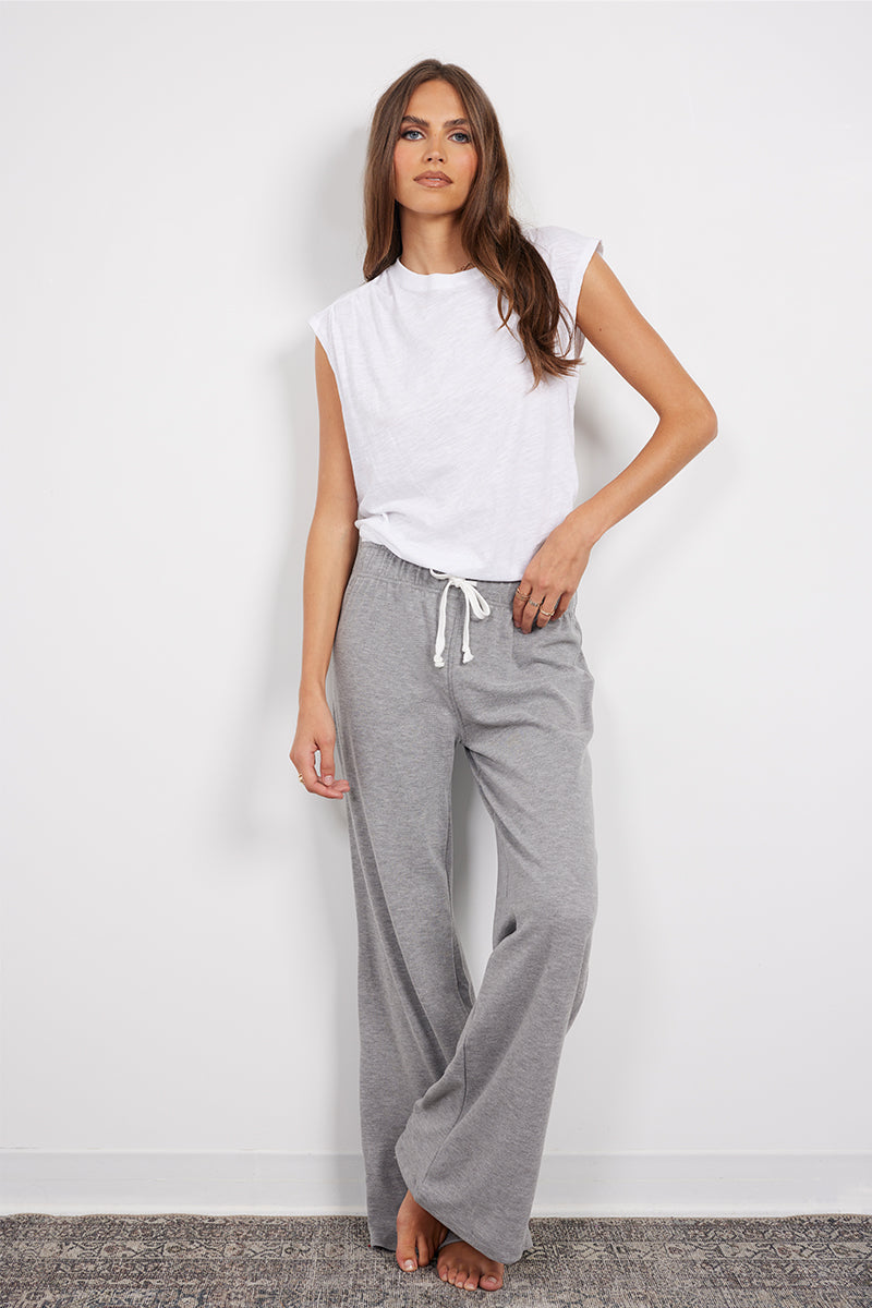 WIDE LEG DRAWSTRING PANT