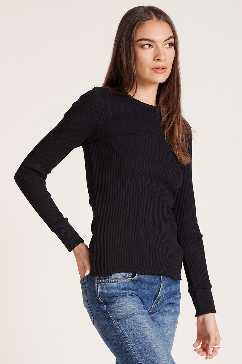 FITTED THERMAL CREWNECK