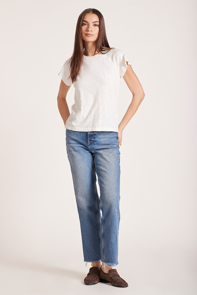 RAGLAN CAP SLEEVE TEE