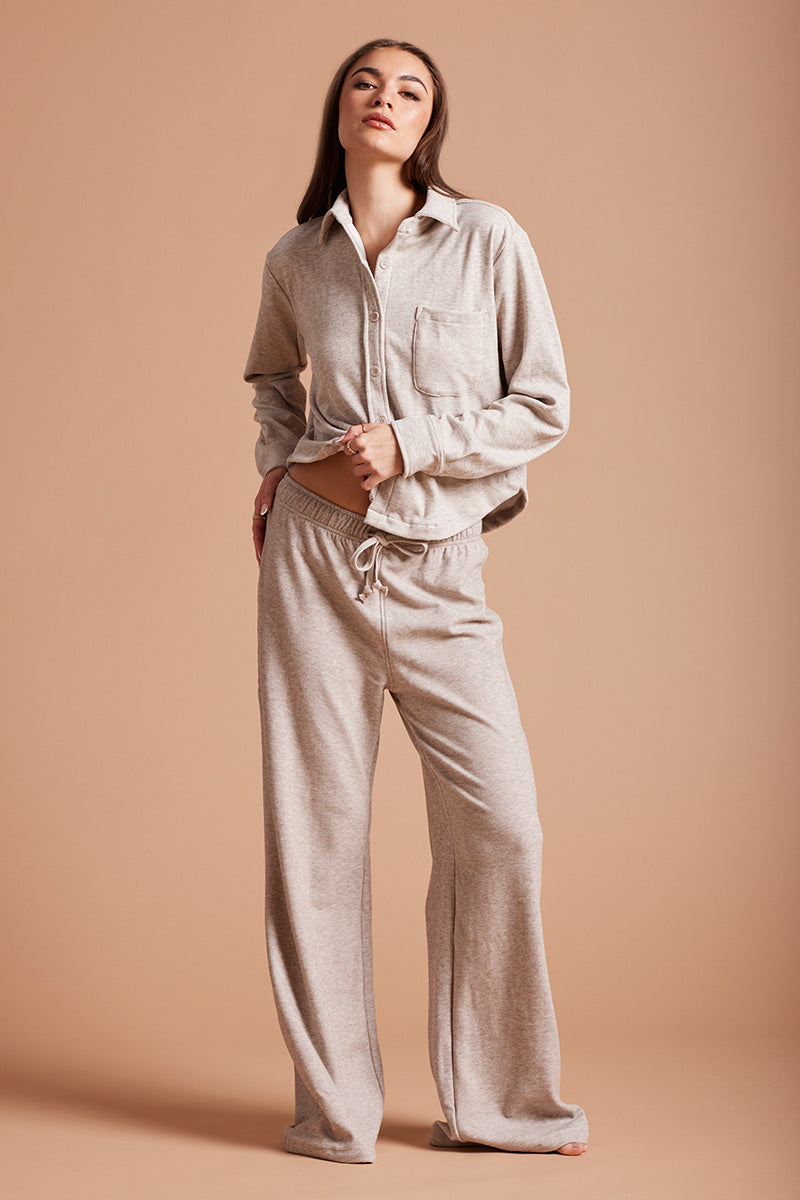 WIDE LEG LOUNGER PANT
