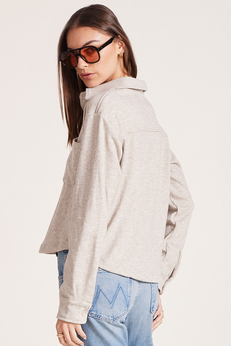 CROPPED BUTTON UP