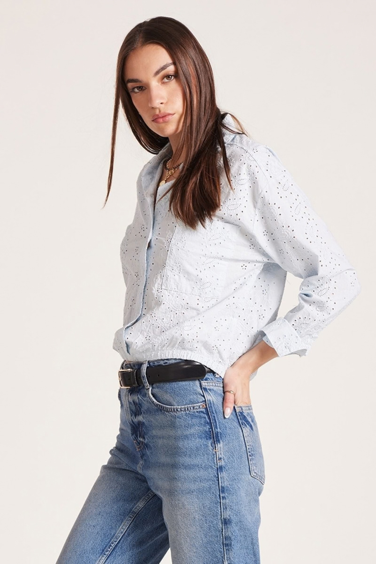 FALLON BUTTON UP