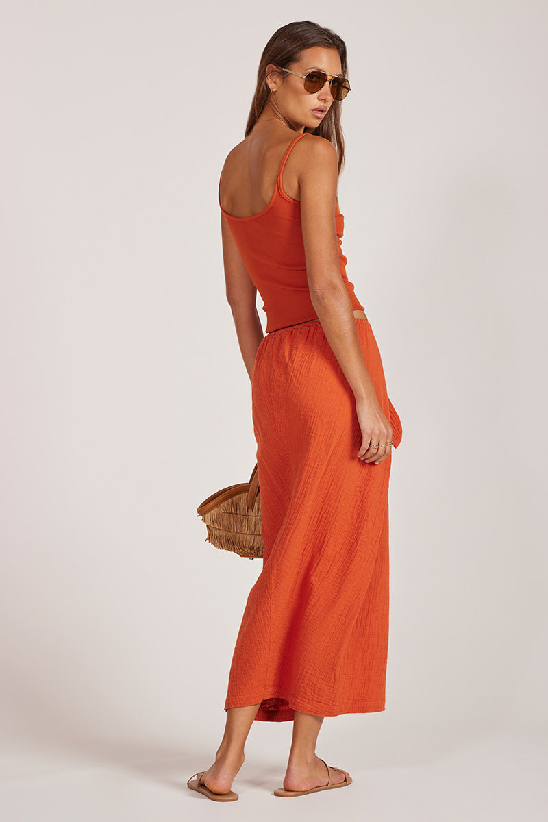 FAUX SARONG SKIRT