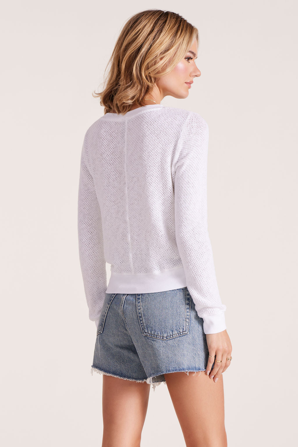 MESH CREW PULLOVER - bobi Los Angeles