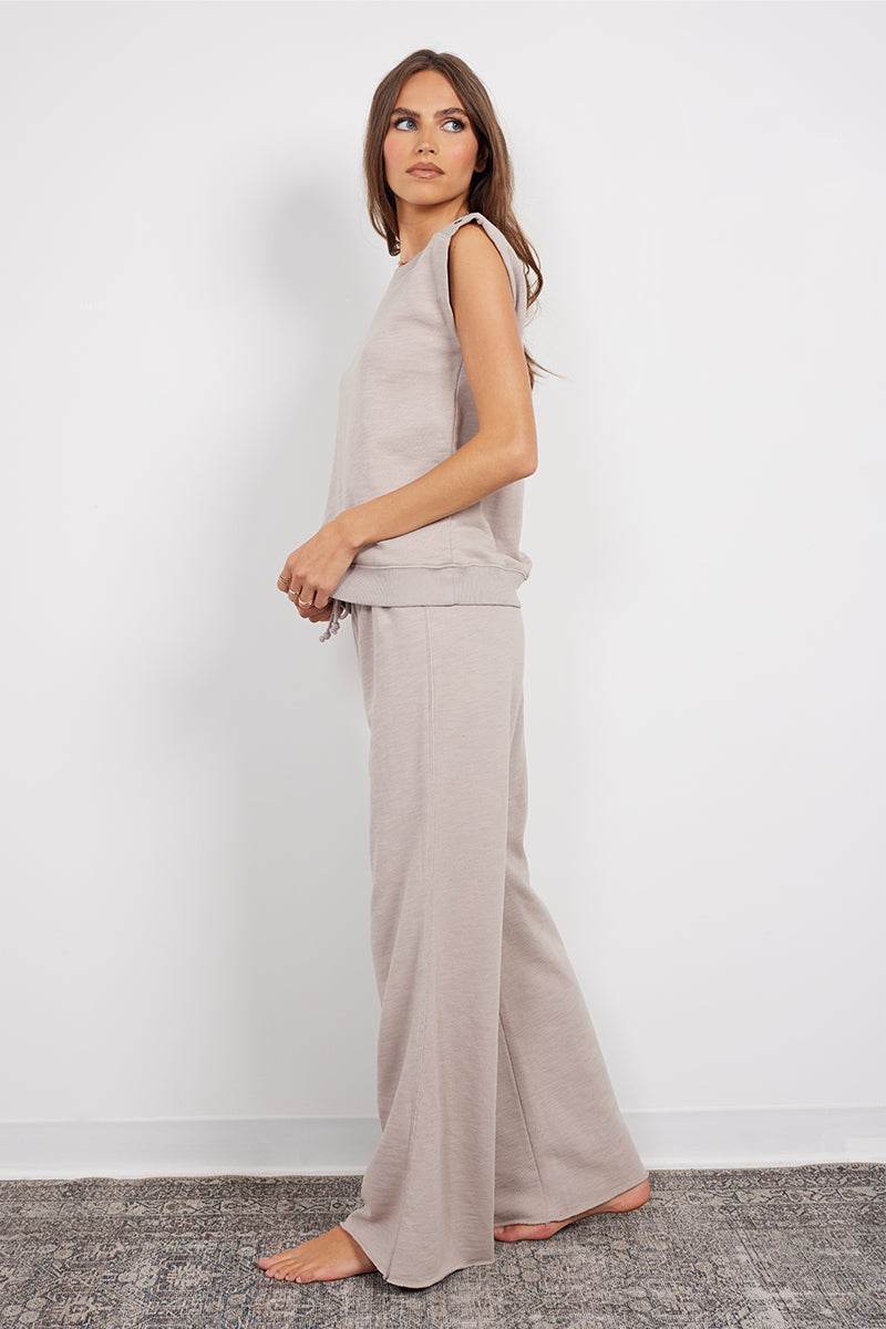 WIDE LEG DRAWSTRING PANT