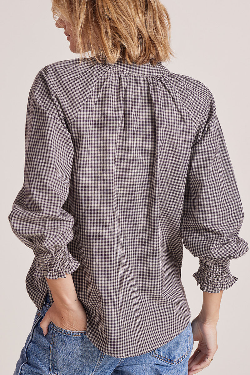 ROSIE RUFFLE BUTTON UP