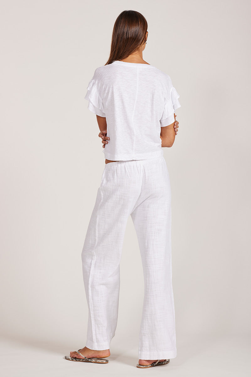 DOUBLE RUFFLE TEE