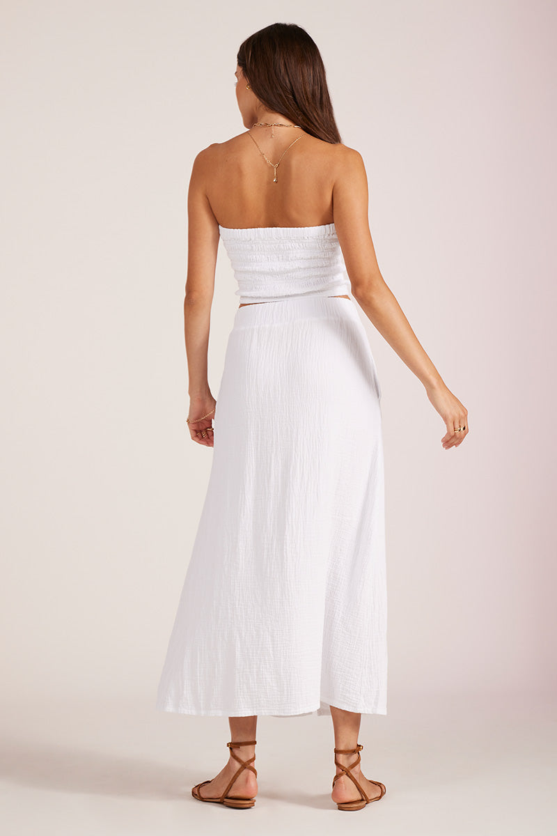 SPLIT FRONT MAXI SKIRT