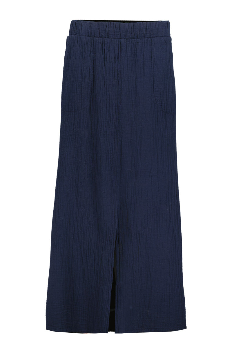 SPLIT FRONT MAXI SKIRT