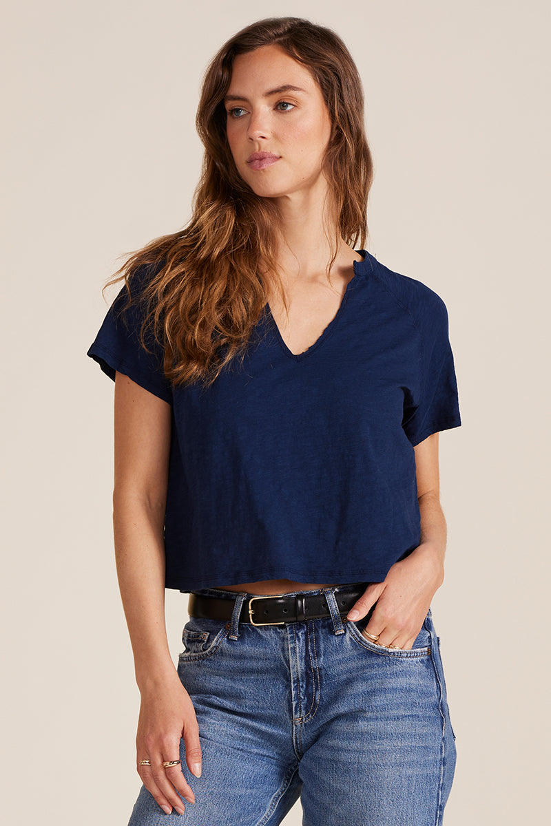 FLATLOCK RAGLAN SHORT SLEEVE
