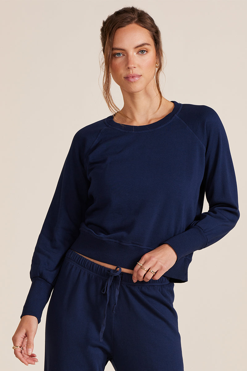 PUFF LONG SLEEVE RAGLAN PULLOVER