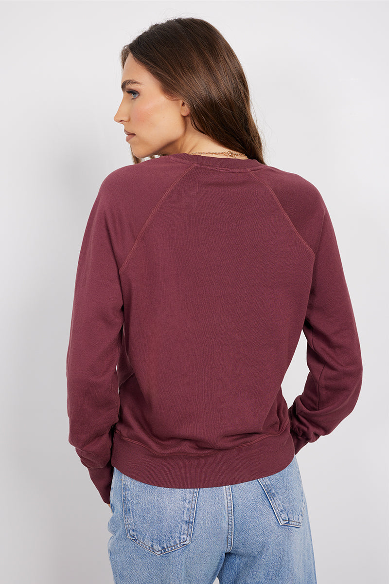 PUFF LONG SLEEVE RAGLAN PULLOVER