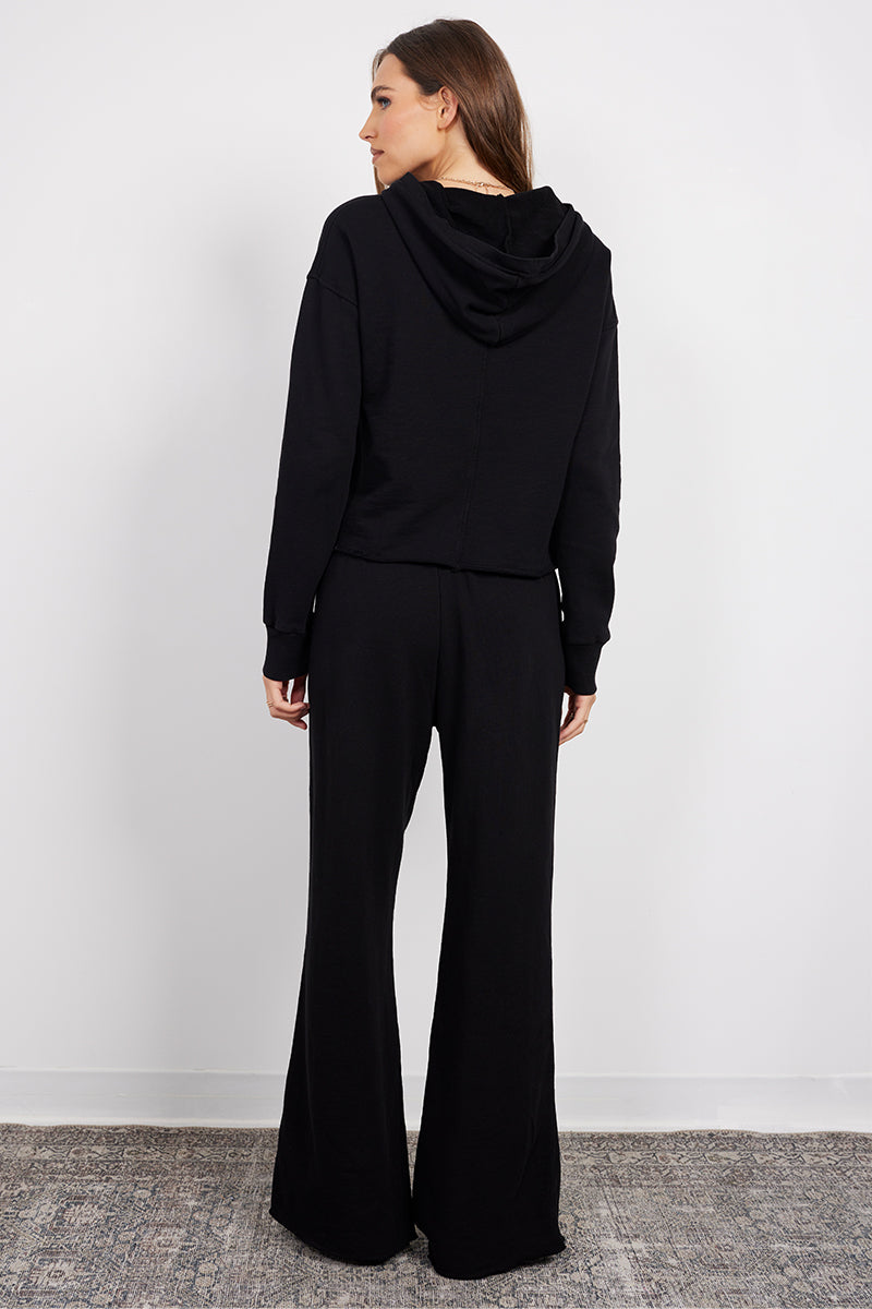 HI LOW CROPPED HOODIE