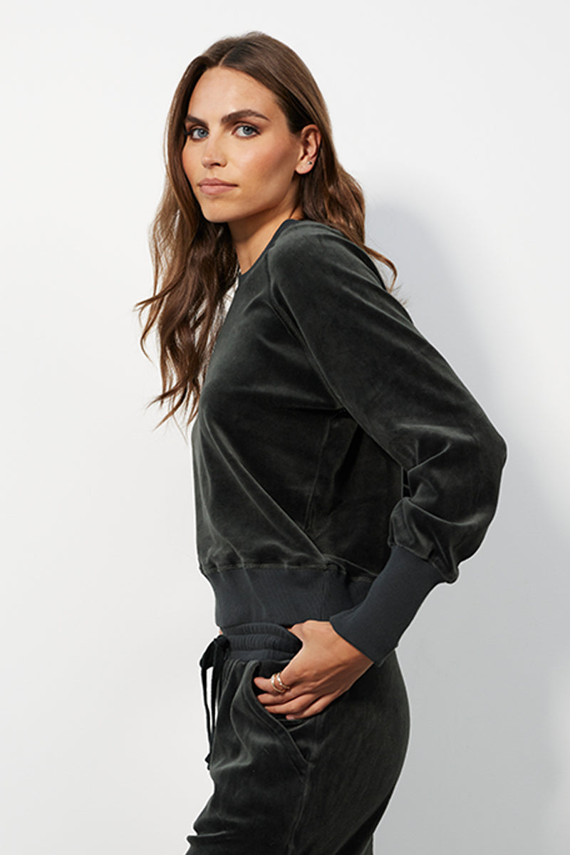 PUFF LONG SLEEVE RAGLAN PULLOVER