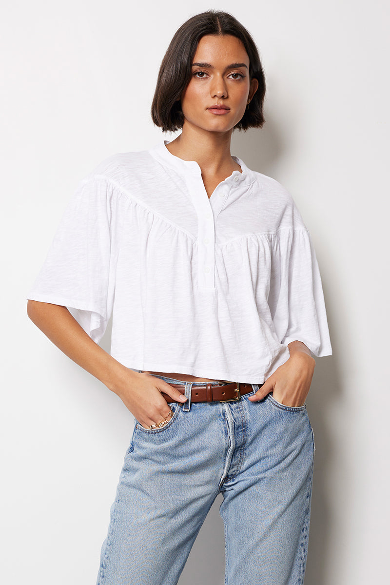 BOHEMIAN HENLEY BLOUSE