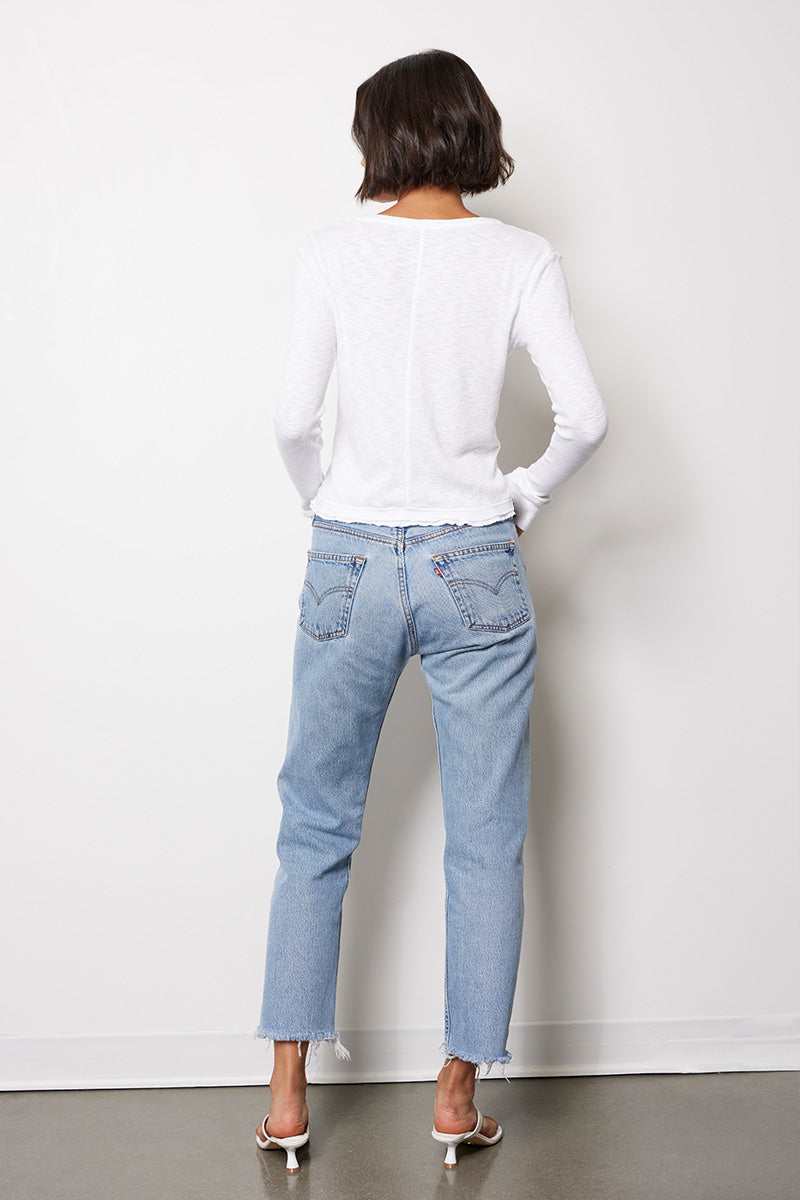 RUFFLE CARDIGAN - bobi Los Angeles