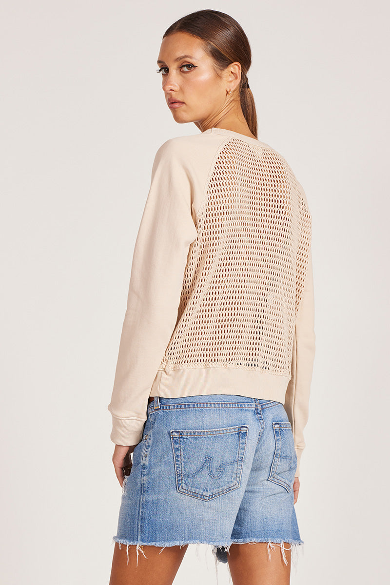MESH BACK PULLOVER