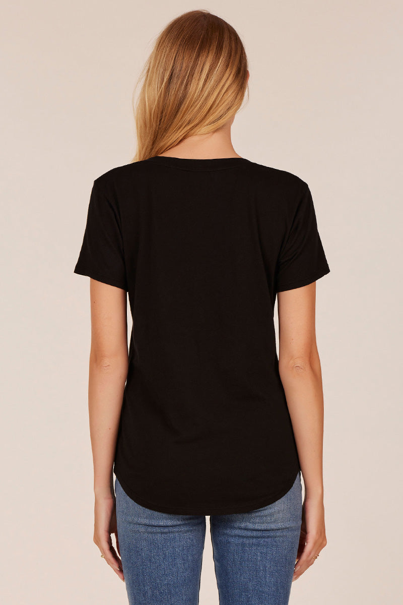 DEEP V-NECK TEE
