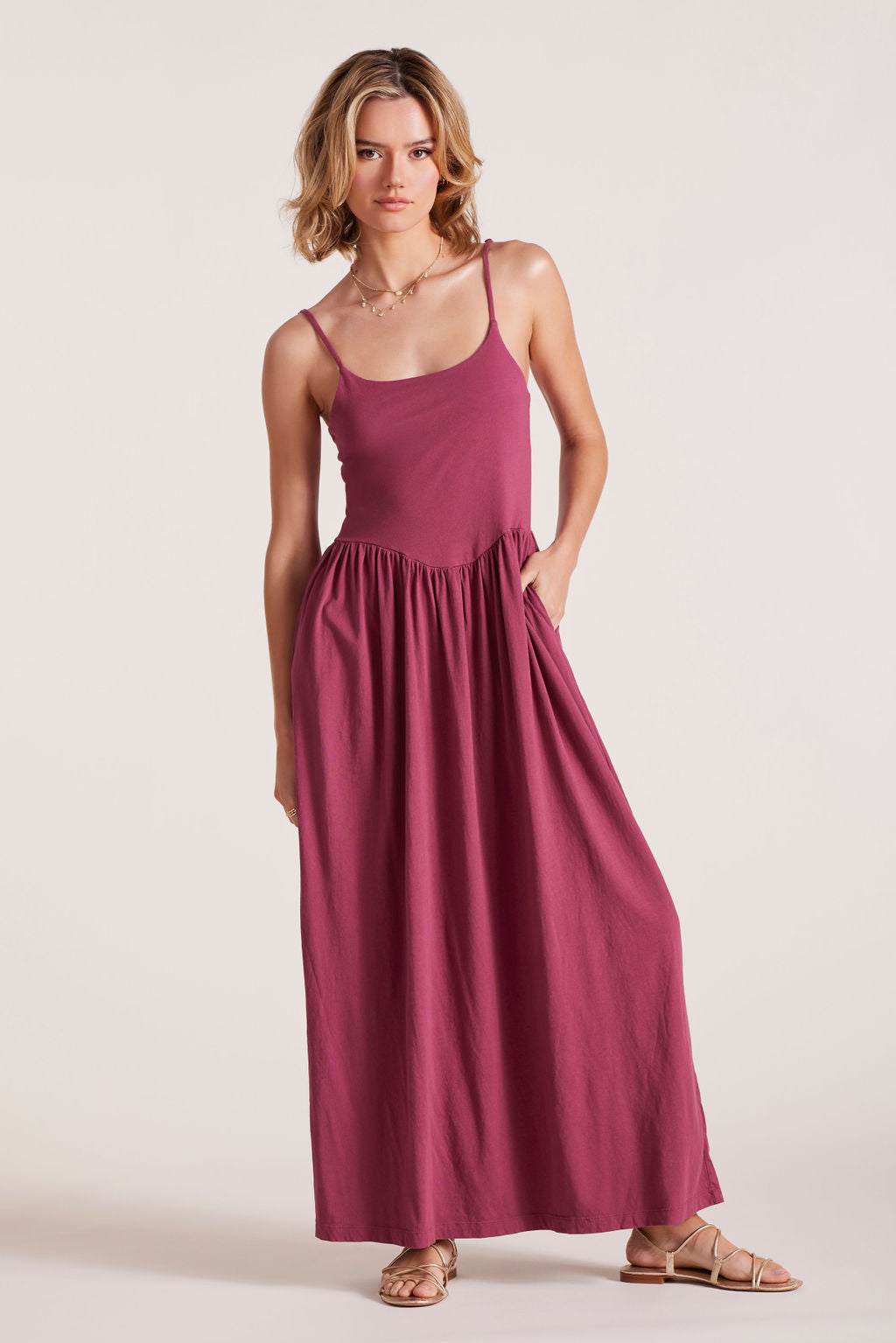 DROP WAIST DRESS