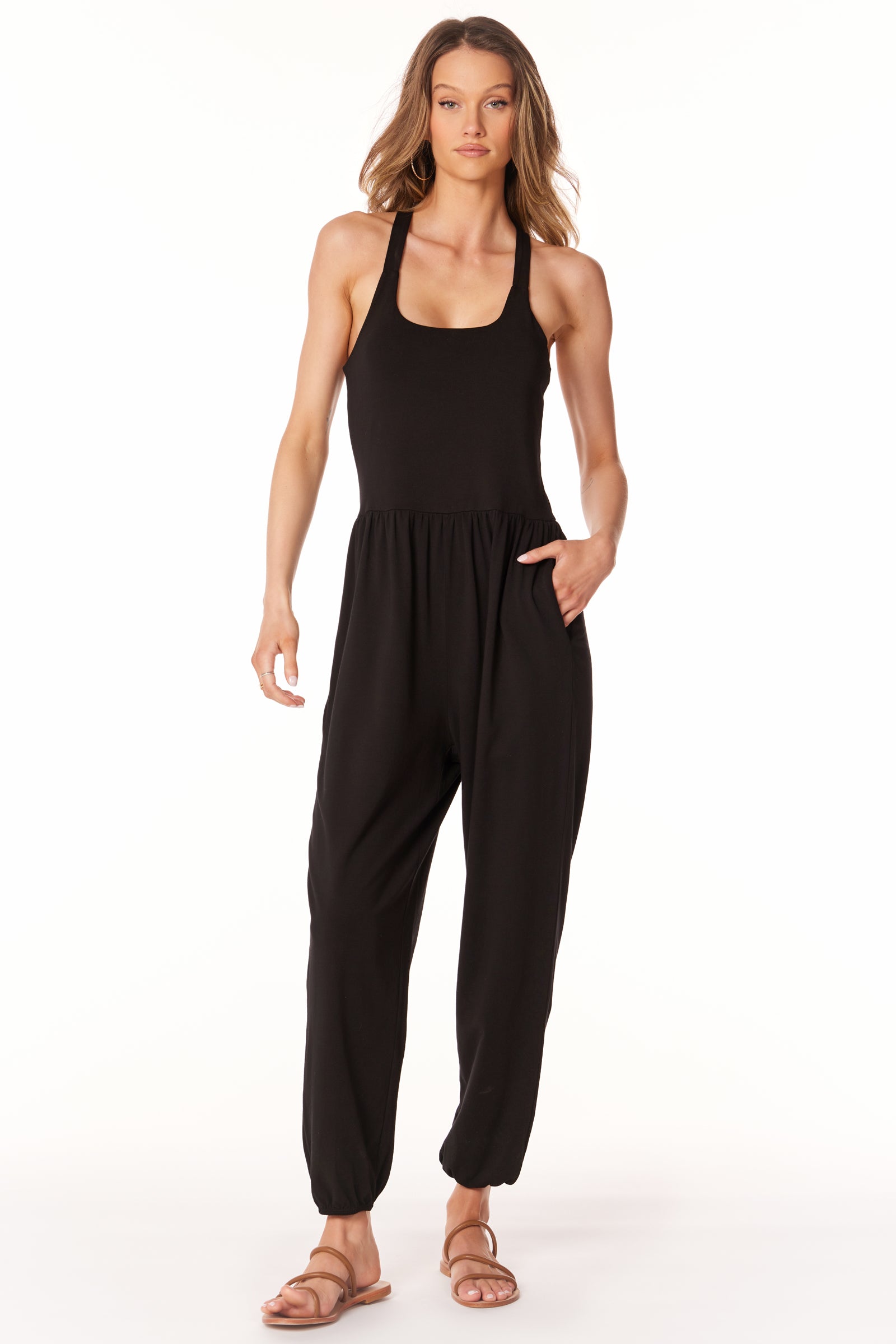 CROSS BACK JUMPSUIT