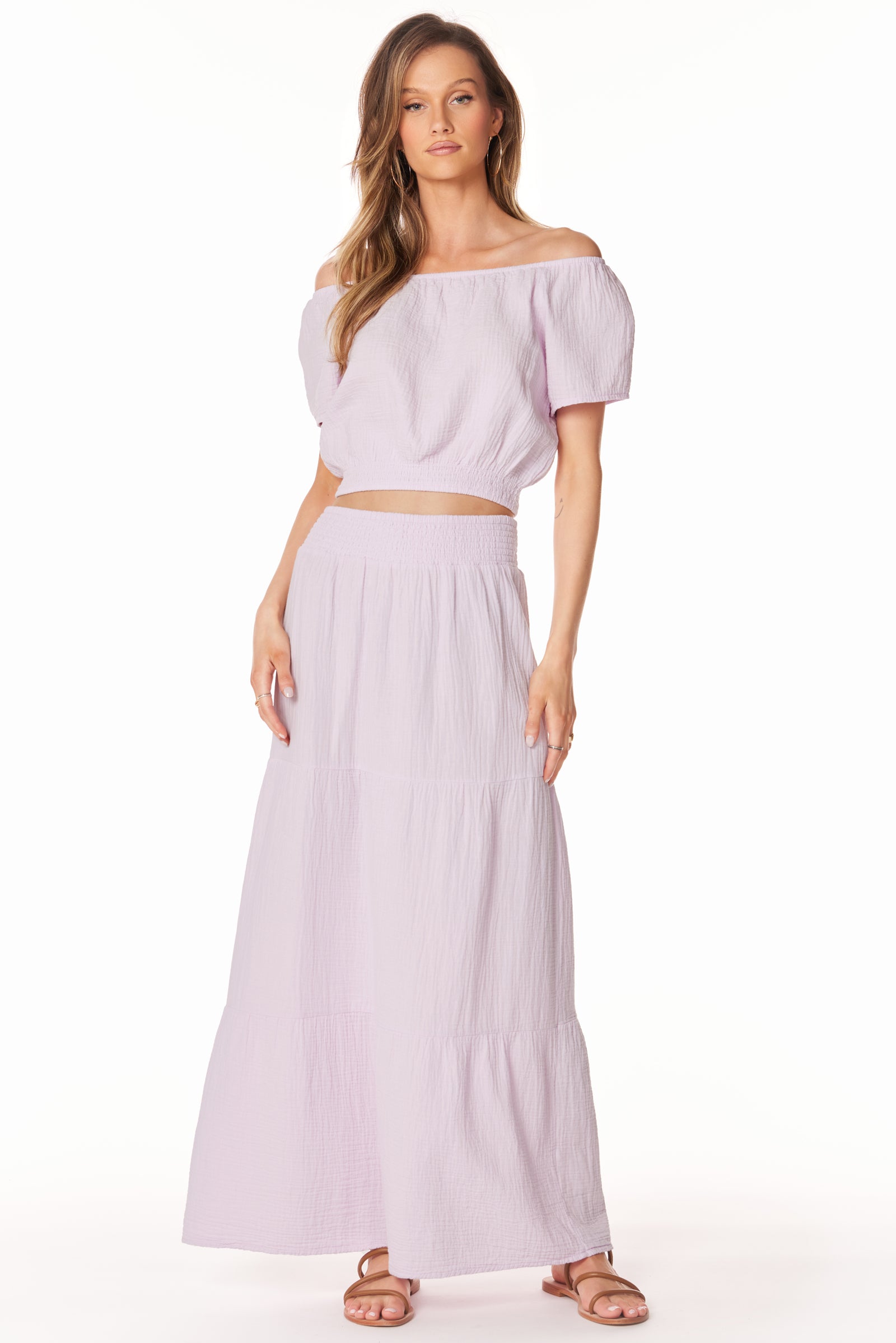 OFF-SHOULDER TOP