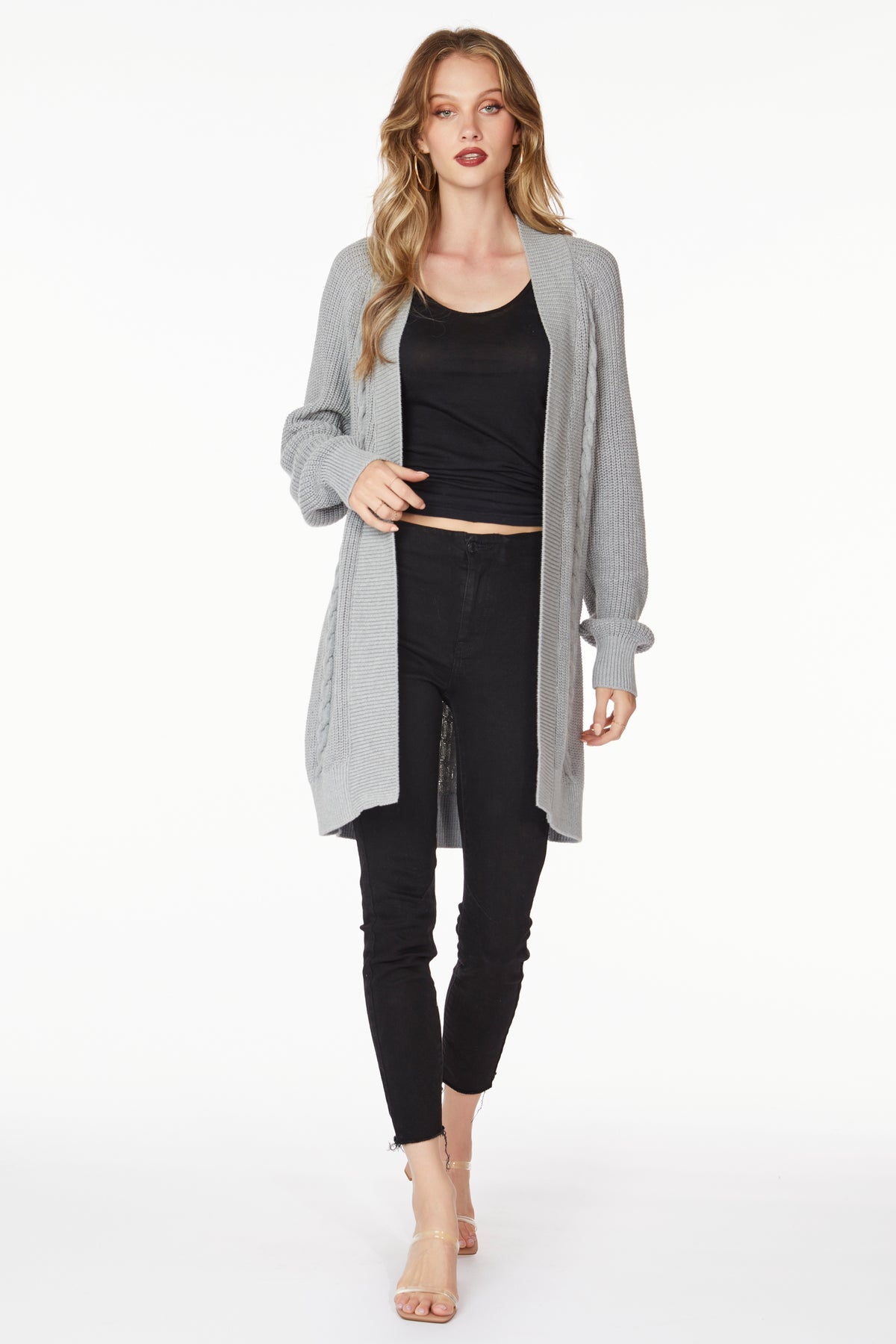 CABLE KNIT CARDIGAN