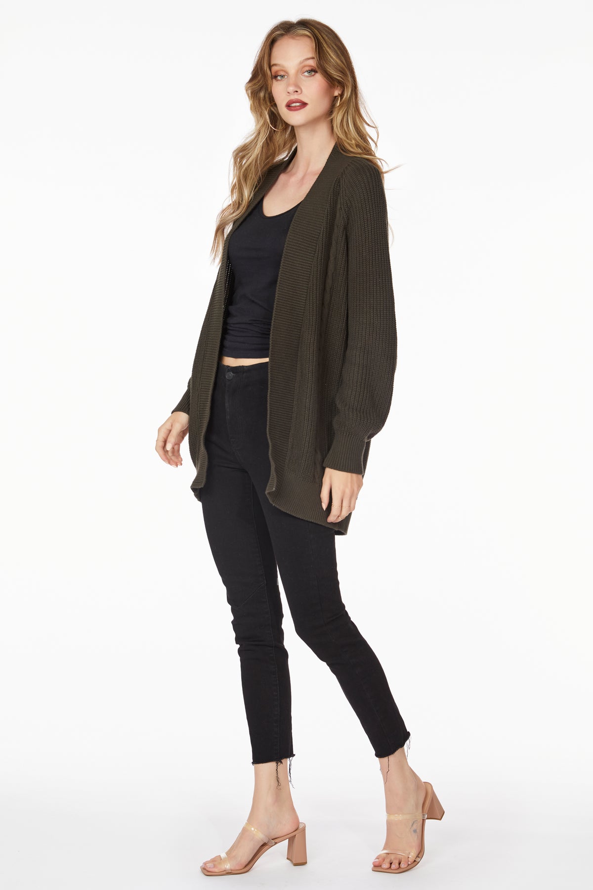 CABLE KNIT CARDIGAN