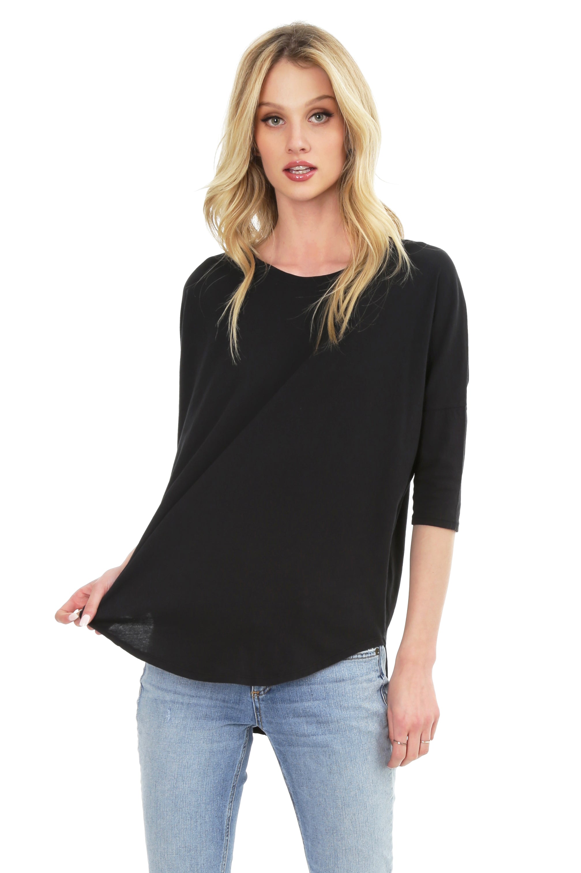 ?? Sleeve Drop Shoulder Top - bobi Los Angeles